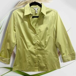 Banana Republic Light Green Button-Down Shirt